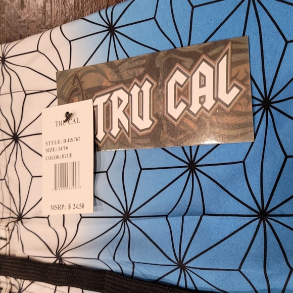 NWT Tru Cal Boys Swim Trunks 14/16 - Picture 4 of 8